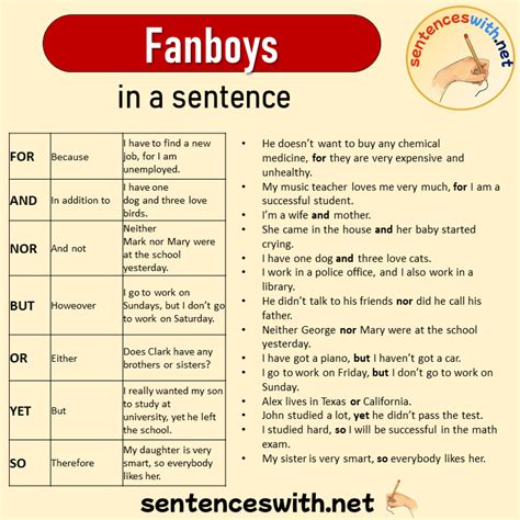 Image result for Compound Complex Sentences Fanboys Examples