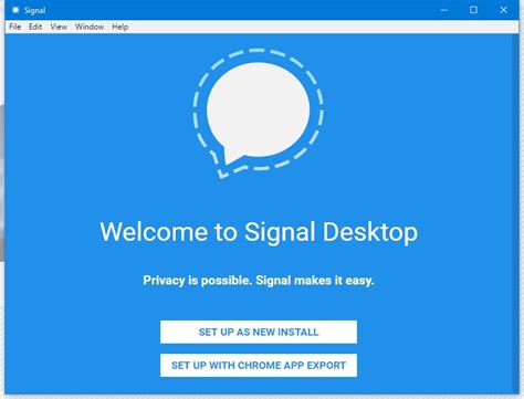 Image result for Signal Desktop Windows