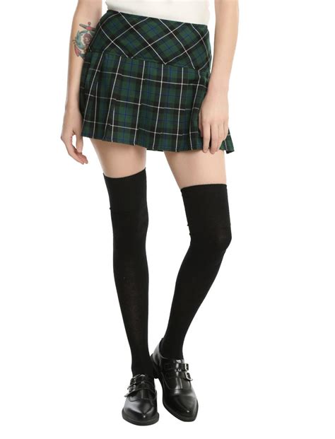 Green Plaid Skirt | Hot Topic
