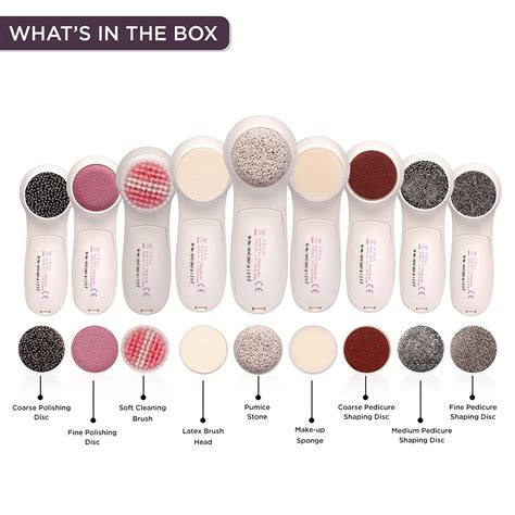 VEGA Smart 9-in-1 Head To Toe Cleaning Set For Pedicure, Manicure And ...