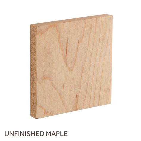 Unfinished Maple