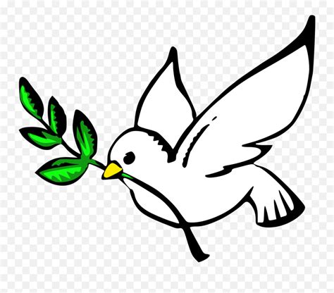 Dove Peace - Dove Clipart Emoji,Dove Emoji - free transparent emoji ...