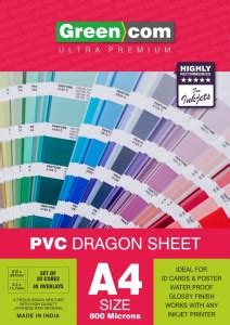 Flipkart.com | greencom PVC Lamination Dragon Sheet Set of 20 Cores and ...