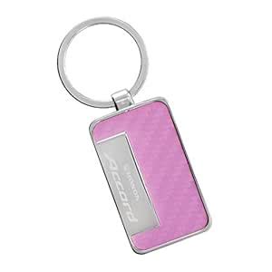 Honda Accord Pink Simulated Carbon Fiber Key Chain : Amazon.in: Fashion
