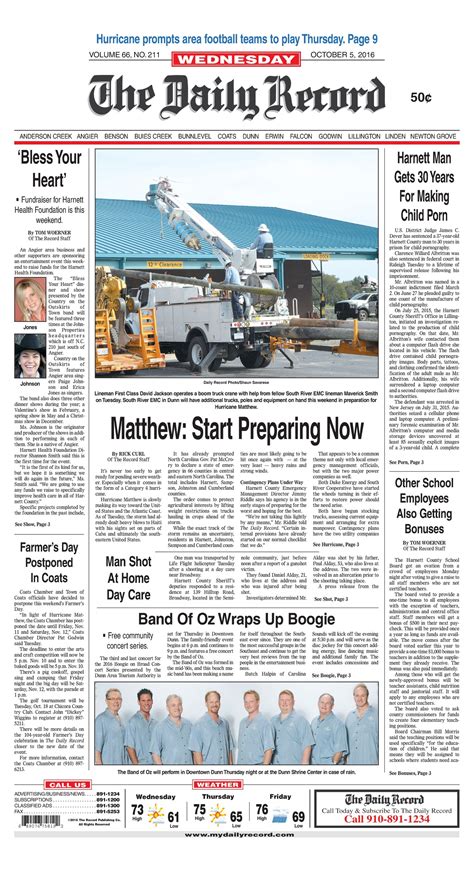 Daily Record, The | North Carolina Press Association