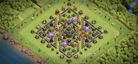 Best Anti 3 Stars Base TH9 with Link, Hybrid - Town Hall Level 9 Base ...