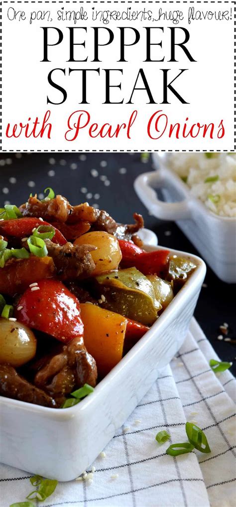 Pepper Steak with Pearl Onions - Lord Byron's Kitchen