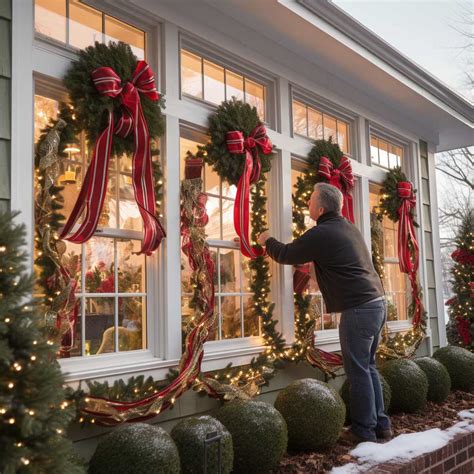 24 Dazzling Christmas Exterior Window Decorations for a Joyful Seasonal ...