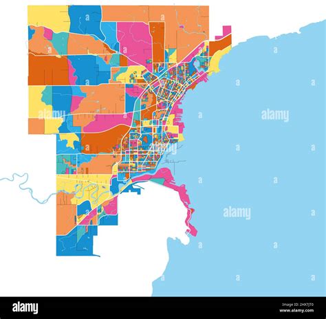 Thunder Bay Ontario Canada Map Postlandia: North Of The Border:
