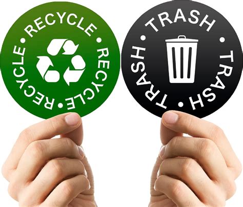 Recycle and Trash Sticker Vinyl Modern Logo 3x3 in. India | Ubuy