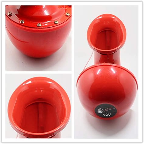 Viping Electric Bull Horn - 150db Loudspeaker, Red, Metal, India | Ubuy