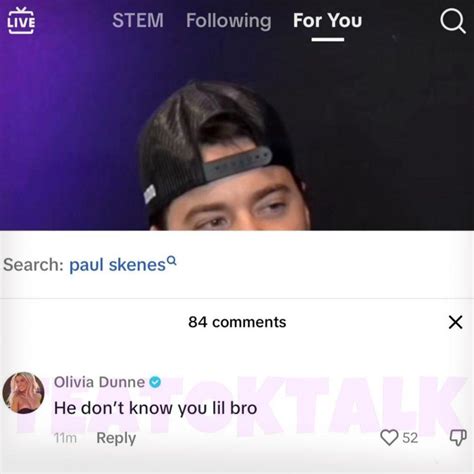 Livvy Dunne claps back after Breckie Hill hints she hooked up with her ...