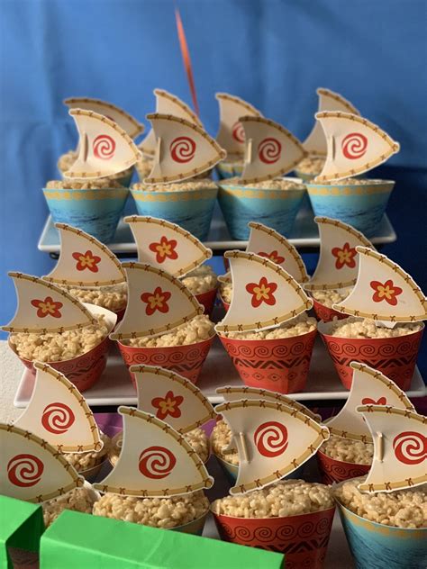 Moana cupcake wrappers and cupcake toppers moana party favors moana ...