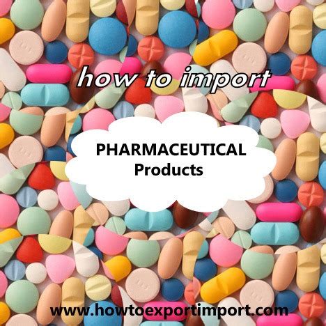 Process to import Pharmaceutical products