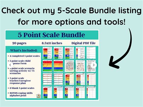 Incredible 5 Point Scale | Behavior Scale | Feelings Scale | 5-point ...