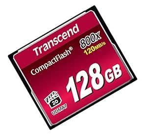 Transcend 128GB 800X Compact Flash Card (TS128GCF800) - Buy Transcend ...
