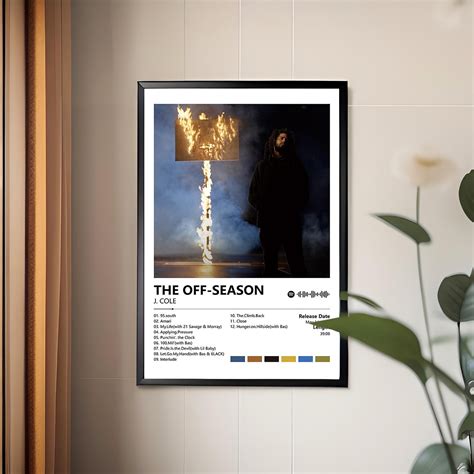 The Off-season Album Music Poster, J. Cole Merch, J. Cole Music Poster ...