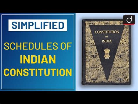 Schedules of Indian Constitution Video Lecture - Crash Course for SSC ...