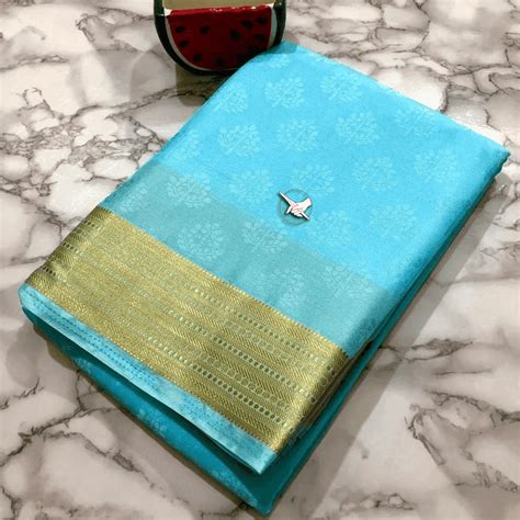 Traditional Mysore silk sarees in beautiful zari border – Mysore Pattu