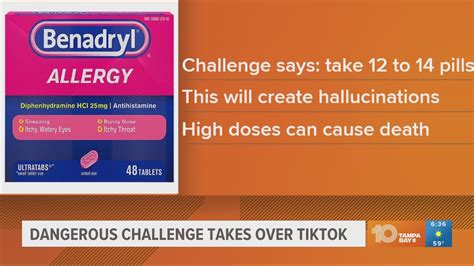 Dangerous Benadryl challenge takes over TikTok | wtsp.com
