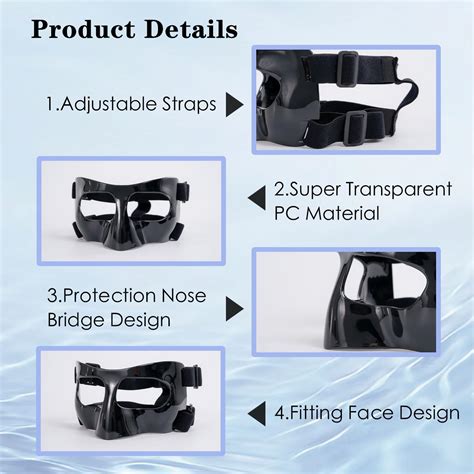 Nose Guard for Broken Nose Sports Face Guard Face Shield Masks ...