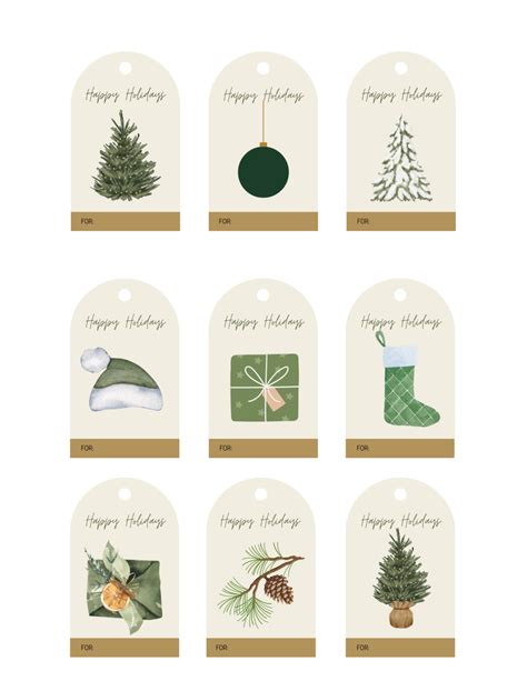Free Printable Holiday Gift Tags | Free printable holiday gift tags ...
