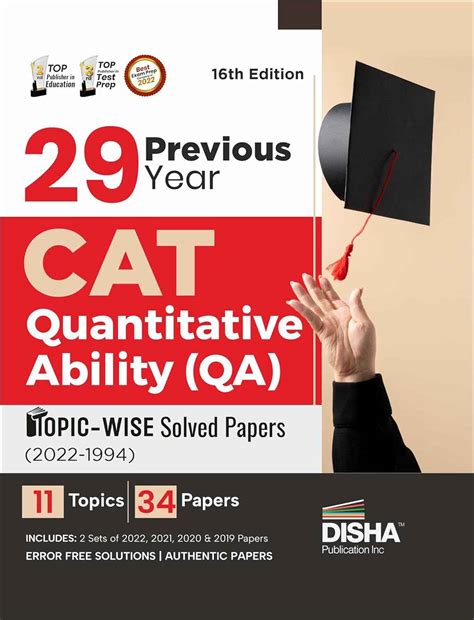 29 Previous Year CAT Quantitative Ability (QA) Topic-wise Solved Paper ...
