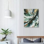Jiayy Green Modern Painting Dark Green Abstract Wall India | Ubuy
