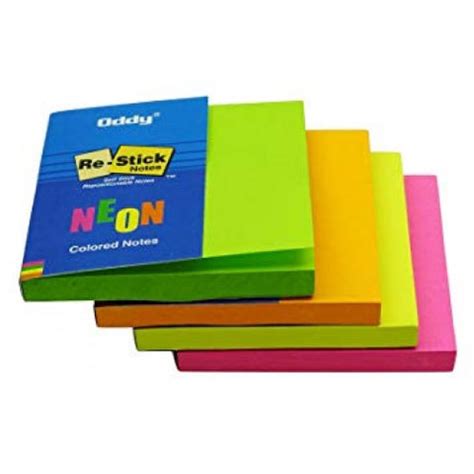 RS NEON Re-Stick Paper Colored & Markers – buysupplies.in