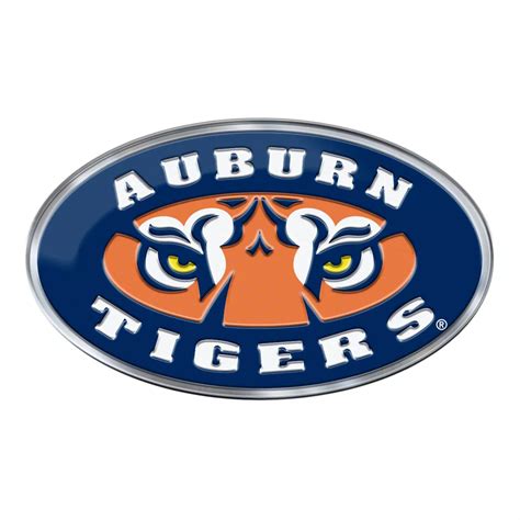 Silverado 1500 Auburn University Embossed Emblem; Blue and Orange ...