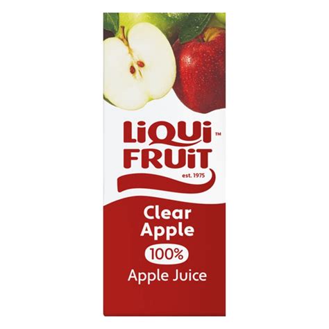 Liqui Fruit Clear Apple 100% Juice 200ml - Superb Hyper