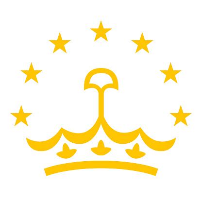 Tajikistan Crown And Stars Symbol Stock Illustration - Download Image ...