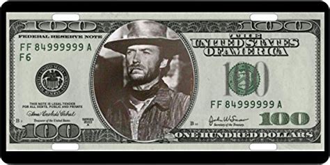 Buy License Plates FISTFUL OF DOLLARS CLINT EASTWOOD All Alunimum Full ...