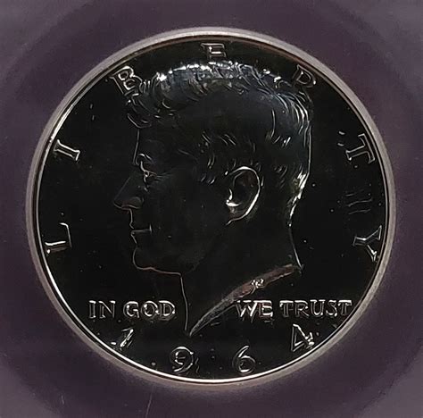 1964 JFK Kennedy PROOF Silver 50c Half Dollar Coin ICG PR69 PF69 ...