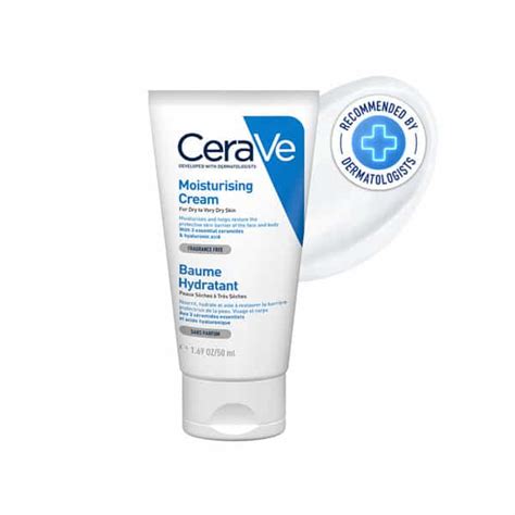 Buy CERAVE MOISTURIZING CREAM FOR DRY TO VERY DRY SKIN - 50ML Online ...