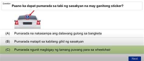 Image result for Lto Exam Answer Key Tagalog