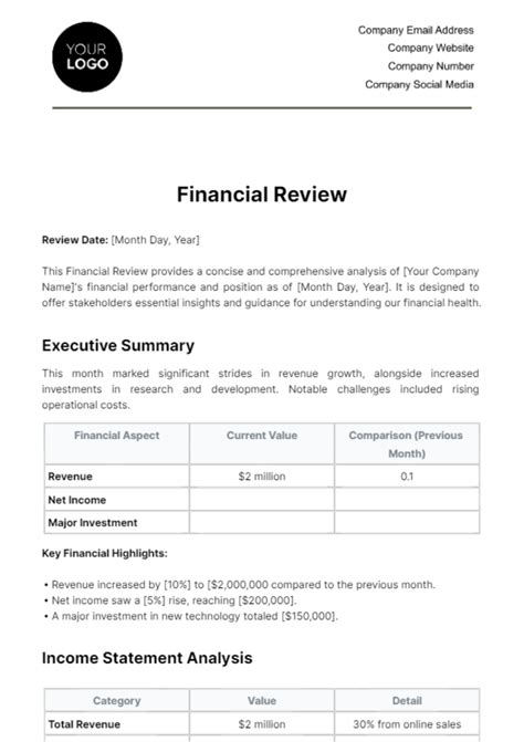 Image result for Financial Review Notes