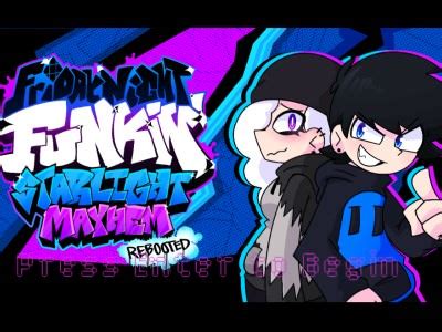 FNF vs CJ and Ruby (Starlight Mayhem Rebooted) ऑनलाइन खेलना