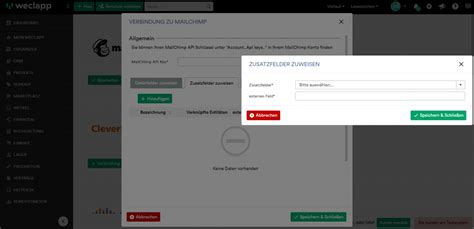 MailChimp Integration für weclapp | weclapp Store