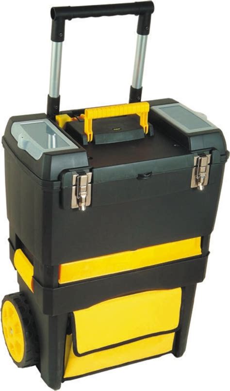 1-93-968 Stanley | Stanley 3 drawers Plastic Tool Box 2 Wheels, 473 x ...