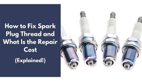 How to Fix Spark Plug Threads 的图像结果