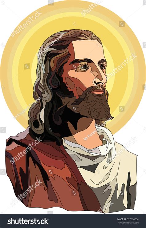 Jesus Stock Vector (Royalty Free) 517384264 | Shutterstock