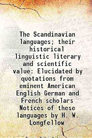 Amazon.in: Buy The Scandinavian languages; their historical linguistic ...