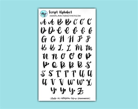 Image result for Script Lettering Alphabet