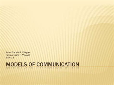 Image result for Communication Models Lecture