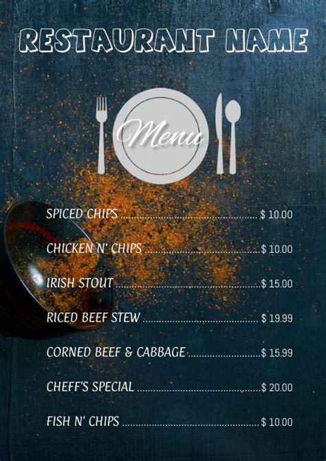 Menu Sheet 的图像结果