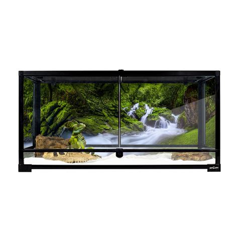 REPTI-ZOO Front Double Doors Opening Glass Terrarium-40 Gallon ...