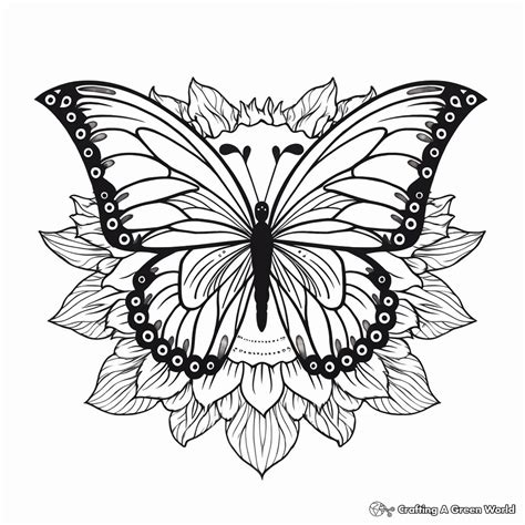 Monarch Butterfly Coloring Pages - Free & Printable!