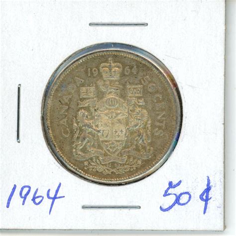 1964 Canadian 50 cent piece - Schmalz Auctions