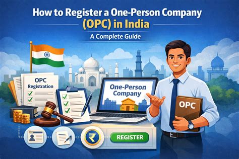 How to Register a One-Person Company (OPC) in India – A Complete Guide